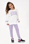 Girl's Lilac Tracksuit Set 50318938-Vr013 - 2