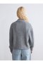 Xside Gray Knitwear Plain Women's Cardigan - 4