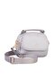Women's Mini Multi-Compartment Hand and Crossbody Bag Gray