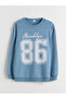 Lcw Kids Indigo Crew Neck Boys T-Shirt