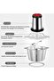 Electric Meat Chopper Machine – 500W 5-Speed Food Chopper with 5L Stainless Steel Bowl, - 4