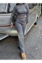 Women's Fingered Knitwear Suit - 3