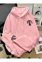 Unisex Men's and Women's Heaven Printed Oversize 3 Thread Hooded Tracksuit Set - 2