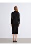 Lcwaikiki Classic Half Turtleneck Knitwear Dress - 4