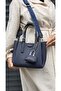 Women's New Season 3 Compartment Soft Leather Adjustable Cross Strap Shoulder Bag