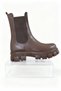 Premium Brown Chelsea Boots Women |   Thick Serrated Sole |   Elastic |   Daily Comfort Boot - 4