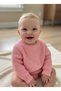6-24 Months Girl Boy Raglan Sleeve Crew Neck Thessaloniki Knit Seamless Knitwear Baby Sweater - 2