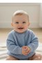 6-24 Months Girl Boy Raglan Sleeve Crew Neck Thessaloniki Knit Seamless Knitwear Baby Sweater - 7
