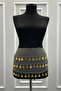Grey Gold Shakira Belly Dancer Dance Belt Sequin Bell Henna Play Entertainment Wedding Shakira Belt - 3