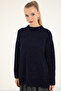 51114 - Stylish Comfortable Silvery Women's Knitwear Long Sweater - 4