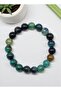 Agate Natural Stone Bracelet 10 mm Round Cut
