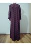 Robadan Long Sleeve 100% Viscose Pressed Floral Mother Dress, Prayer Dress, Hijab Dress - 4