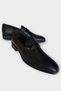 Men's Genuine Leather Shoes Black - 2