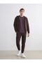 Hooded Long Sleeve Men's Zippered Sweatshirt - 2
