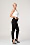 Whatsup High Waist Lightweight Wide Leg Stone Pants - Black - 3