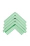 Set de 4 colțare pentru mobilă, verde, HML45