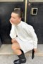 Women's Crew Neck Soft Textured Knit Sweater White 26W3032 - 2