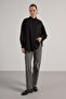 Women's Black Pleated Pocket Detailed Oversize Shirt 30062 - 3