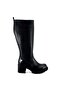 2330 Genuine Leather Daily Women's Boots-Black - 2