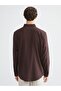 Regular Fit Long Sleeve Poplin Men's Shirt - 6