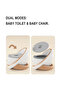 - Baby Potty Chair With Lid & Comfortable Seat - Grey - 5