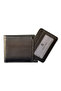 Detachable Card Holder Horizontal Classic Model Genuine Leather Men's Wallet Black