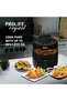 Air Fryer Prolife Crystal – 5L, 1500W, Touch Screen, 8 Presets, See-Through Window