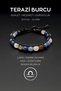 Handmade Libra Zodiac Bohemian Bracelet – Lapis Lazuli, Pink Quartz, Agate and Aventurine Stones