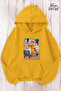 Flintstone Family Printed Hooded Sweatshirt