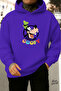 Cartoon Character Printed Hooded Sweatshirt