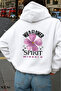 Wild Flower Spirit Printed Hooded Sweatshirt