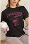 Oversize Pink Pony Club Printed T-Shirt, Chappell Roan Themed Crew Neck T-Shirt