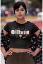 Olivia Printed Crop Top, Women's Olivia Rodrigo Themed Crop Blouse - 2