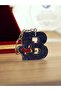 Butterfly Letter Keychain Souvenir Product Epoxy Resin