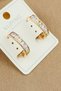 Xuping Vip Earrings - Xuping Hoop Model Colorful Zircon Stone Xuping Earrings Non-Tarnish Non-Fade 3cm