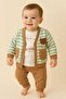 3-Piece Baby Boy Set with Cardigan