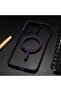 EMODIL iPhone 16 Pro Max MagSafe Clear Case - Purple Sides, Shockproof TPU - 8