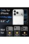 واقي شاشة لهاتف iPhone 17 Pro Max مقاس 6.9 بوصة مع واقي عدسة الكاميرا، زجاج مقوى 9H - 2