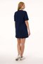 Women's Navy Blue T-Shirt Dress - Pravete Navy - 2