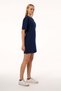 Women's Navy Blue T-Shirt Dress - Pravete Navy - 4