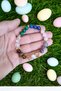 Leo zodiac bracelet (tiger eye, agate, rose quartz, amethyst, citrine, crystal quartz, malachite) - 5