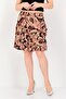 Women Paisley Pattern Mini Skirt, Multicolor