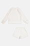 Kids Girl 2 Pieces Graphic Print Pyjamas Set, White - 3