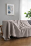 Cotton Textured Sofa Throw 170X220 cm – Fringed Tv Blanket & Decorative Sofa Cover