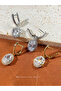 Gold Embellished Drop Earrings - 2