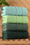 Lera 4-Piece 50x90 Towel Set Hand and Face Towel 100% Cotton