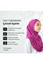 Practical Ready-To-Wear Children's Shawl with Boned Fastening Fuchsia - 2