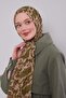 Grass Green Leopard Pattern Vivian Shawl - 2