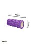 Foam roller black – muscle release massage roller for intense post-workout recovery - 3