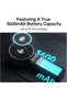 Handheld Fan Life7 (3600mAh) Portable 3-in-1 Fan with LED Display, 5 Speeds, Lanyard - Blac - 4